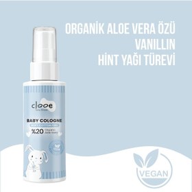 Resim Hassas Ciltlere Özel Organik Aloe Vera Özlü Taze Pamuk Kokulu Soft Cotton Feel Bebek Kolonyası Çanta Boyu 3'lü 
