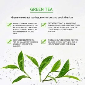 Resim TeknoKapsül Green Tea Hydrating Maske 