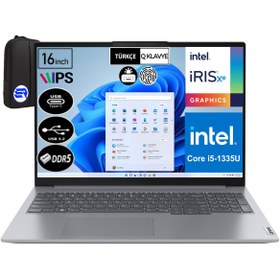 Resim LENOVO ThinkBook 16 G6 IRL 21KH001ETR i5-1335U 16GB 512GB RAM SSD Win11P 16" WUXGA + ElektroPasaj Çanta 