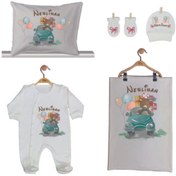 Resim Pia Baby Gl 1935 -02 Isme Özel Beşli Tulum Set 