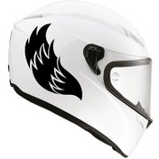 Resim Genel Markalar Tek Renk Kanat ( Wing Helmet Stickers ) Kask Sticker Etiket Modeli 3 