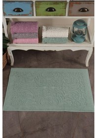 Resim Varol 2 Adet Gramajlı Jakaranda Ayak Havlusu Paspas Yeşil-standart Yeşil 