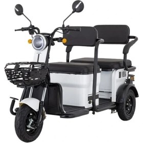 Resim Mondial E-Mon Mona Beyaz Elektrikli Motosiklet 150 kg Taşıma Kapasitesi ile Üstün Konfor 