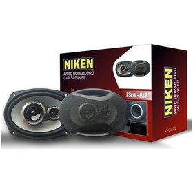 Resim Niken Araç Hoparlörü Kolon Oval 23 Cm 6,9inc 2adet Niken 