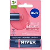 Resim Nivea Caring Beauty Rose SPF30 Dudak Bakım Kremi 4.8 gr 