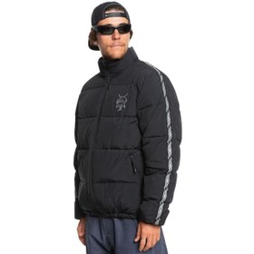 Resim Quiksilver Puff The Dragon Erkek Siyah Snowboard Ceketi 