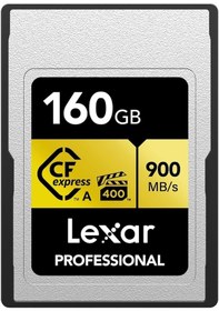 Resim Lexar 160gb Profesyonel Cfexpress Tip A Altın Serisi Hafıza Kartı 