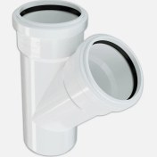 Resim 110 x 110 mm Çatal 45 Pvc-U 