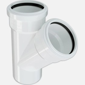 Resim 110 x 110 mm Çatal 45 Pvc-U 