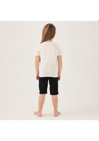 Resim Frozen D4803-2 Çocuk Krem Pijama 
