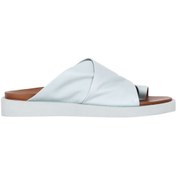 Resim Bueno Shoes Turkuaz Deri Kadın Parmak Arası Terlik 01ws2809 