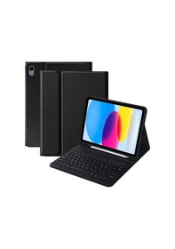 Resim Apple Uyumlu iPad, Air 4 10.9" Kılıf Kablosuz Klavyeli Kılıf Mobax A2072 