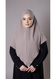 Resim Hürrem Bone Taş Pratik Hazır Geçmeli Tesettür Eşarp Aerobin Kumaş Çapraz Hijab 2307 46 