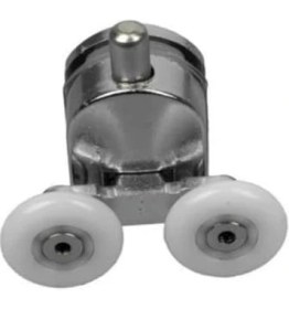 Resim CetKing Duşakabin Tekerlek Seti Metal Gövde 22MM Teker Çaplı Rulmanlı Orijinal Takım 