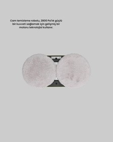 Resim Ups Destekli Düşmeye Karşı Korumalı Cam Temizleme Robotu Çok Renkli 