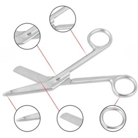 Resim Bandaj Makası Alçı Makası 16 Cm - Paslanmaz 