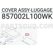Resim İ30 Hb 5 Kapı 2008 2011 Bagaj Havuzu Oem No:857002l100wk 