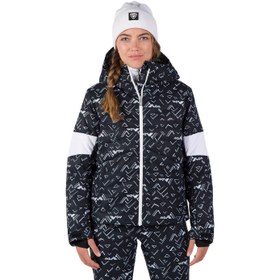 Resim Rossignol Wispile Puffy Pr Kadın Siyah Kayak Ceketi 