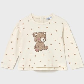 Resim MAYORAL Kız Bebek Sweatshirt Krem 