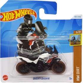 Resim Hot Wheels Oyuncak Araba Ducati DesertX Gerçekçi Detaylarla 1:64 Ölçek 3 Yaş ve Üstü İçin 