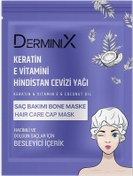 Resim Derminix Hindistan Cevizi Yağı Özlü Keratin & Vitamin E Bone Saç Maskesi 