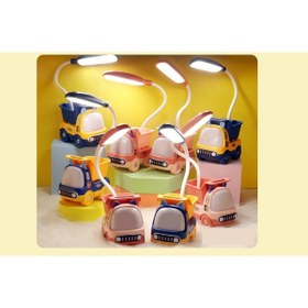 Resim hediyeconcepti Sevimli Mini Karikatür Kamyon Gece Ve Masa Lambası 