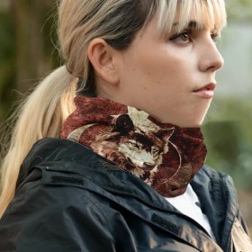 Resim Hediyemen Kurt ve Bayrağımız Motorcu Bandanası Boyunluk 