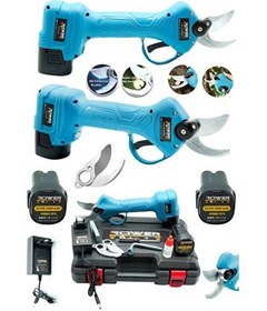 Resim Rowermax Alman Çift Akülü Budama Makası Siyah 