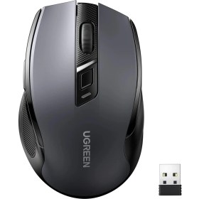 Resim Ugreen Dizüstü Bilgisayar Kablosuz Fare Ergonomik Sessiz Tıklama USB Fare, Hassas Takip Bilgisayar Faresi, Gecikmesiz Duyarlı 18 Aylık Pil Ömrü, 4000 Dpı Ayarlanabilir 