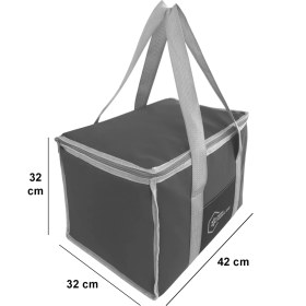 Resim Wallery Bags 40 Litre Isı Yalıtımlı Fermuarlı Kamp Piknik Termos Sıcak Soğuk Termal Çanta 