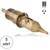 Resim Kartuş Dövme Kalıcı Makyaj İğnesi 3rl 5 Li Set Çizgi İğnesi 1203rl Cartridge Tattoo Needle 