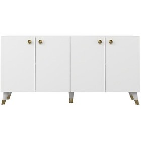 Resim 8198kb150-1dd Konsol ,tv Ünitesi Beyaz-altın Beyaz-altın 