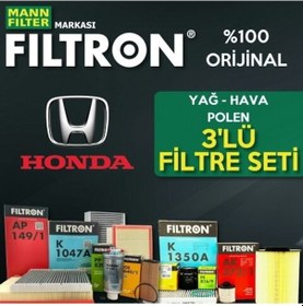 Resim Honda Civic 1.6 Fb7 Mann Filtron Filtre Bakım Seti 2013-2016 (495301303) 