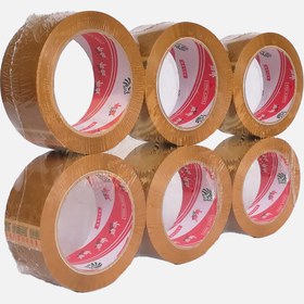 Resim Vege 6'lı 45mmX100m Koli Bandı Taba 