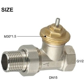 Resim Willowhaven Dn15 Termostatik Vana Merkezi Yerden Radyator Isıtma Enerji Tasarruflu 