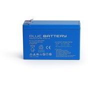 Resim Blue Battery 12 Volt 7 Amper Bakımsız Kuru Akü , Ups Aküsü 