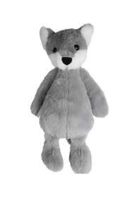 Resim Dada Peluş Oyuncak Uyku Arkadaşı Tilki Gri 34 Cm Çok Renkli 