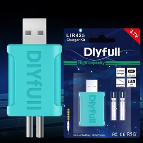 Resim YENİ 2 Adet Şarj Edilebilir Pil + Şarj Cihazı Seti - Gece Balıkçılığı için Elektronik Olta Ucu Işıkları, Kıyı Balıkçılık Alarmı Parlayan Çubuklar ve LED Aydınlatmalı Yüzer Aksesuarları 