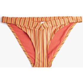 Resim Koton Simli Bikini Altı V Kesim Normal Bel Çizgili Multi Renkli 3sak00048mm 3SAK00048MMCMR 