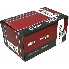 Resim Akdeniz Sunta Vidası 4 x 40 Çinko 1 Paket 500 Adet 
