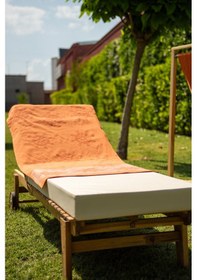 Resim Menderes Home Cotton Collection Bukle Plaj Havlusu Çark Orange 