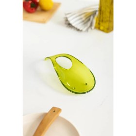 Resim FRY Akrilik Yeşil Tezgah Üstü Kirli Kaşıklık & Kepçe Altlığı 