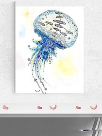 Resim Postermanya (pster2095) Geometrik Deniz Anası Hayvan Poster - Afiş - Dekoratif Duvar Posteri 90 x 130 