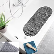 Resim J.stone Design Gri 33 Vantuzlu Banyo Duş Kaydırmaz Paspas 716670 