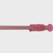 Resim Zethome Banyo Perde Borusu 160cm-260cm Pembe Duş Perde Borusu Duşakabin Perde Askısı Yaylı Duş Borusu Metal 