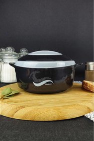 Resim Digithome Paslanmaz Çelik Hazneli Yemek Termosu 500 ml Siyah - Ckr3148 C320.025 