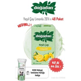 Resim Doğadan 20'li 48 Al 44 Öde Limonlu Yeşil Çay Ve Rosıe 