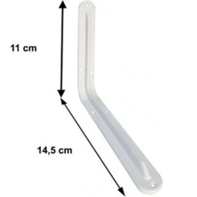 Resim Raf Altı ( 5 x 6 No ) L Ayak Beyaz 