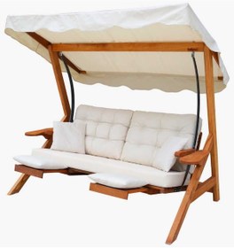 Resim Bahçeci VENEDİK 2 Kişilik Salıncak Krem 