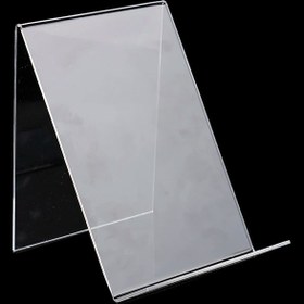 Resim Akrilik Kitap Sergi Standı, Fotoğraf Çerçevesi Broşür Sanat Eseri Tutucu Düzenleyici, 10.01*11.51*13.0cm - Şık ve Sağlam, 1 adet 